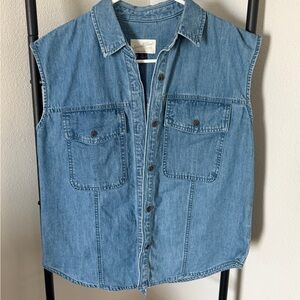 Universal Thread Blue Denim Vest